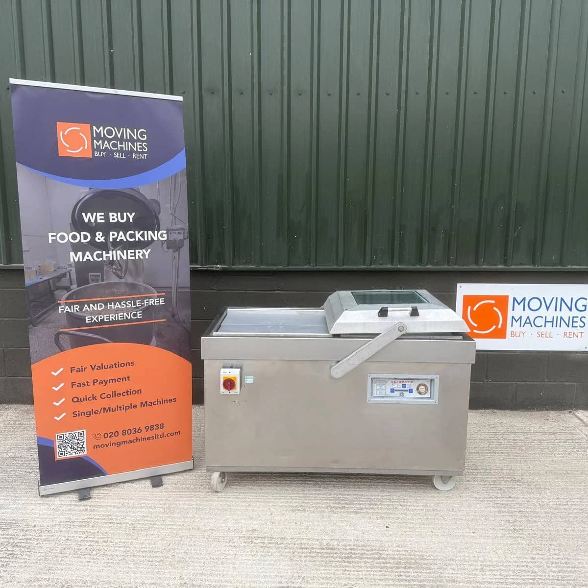 Webomatic ED 120 Double Chamber Vacuum Packer