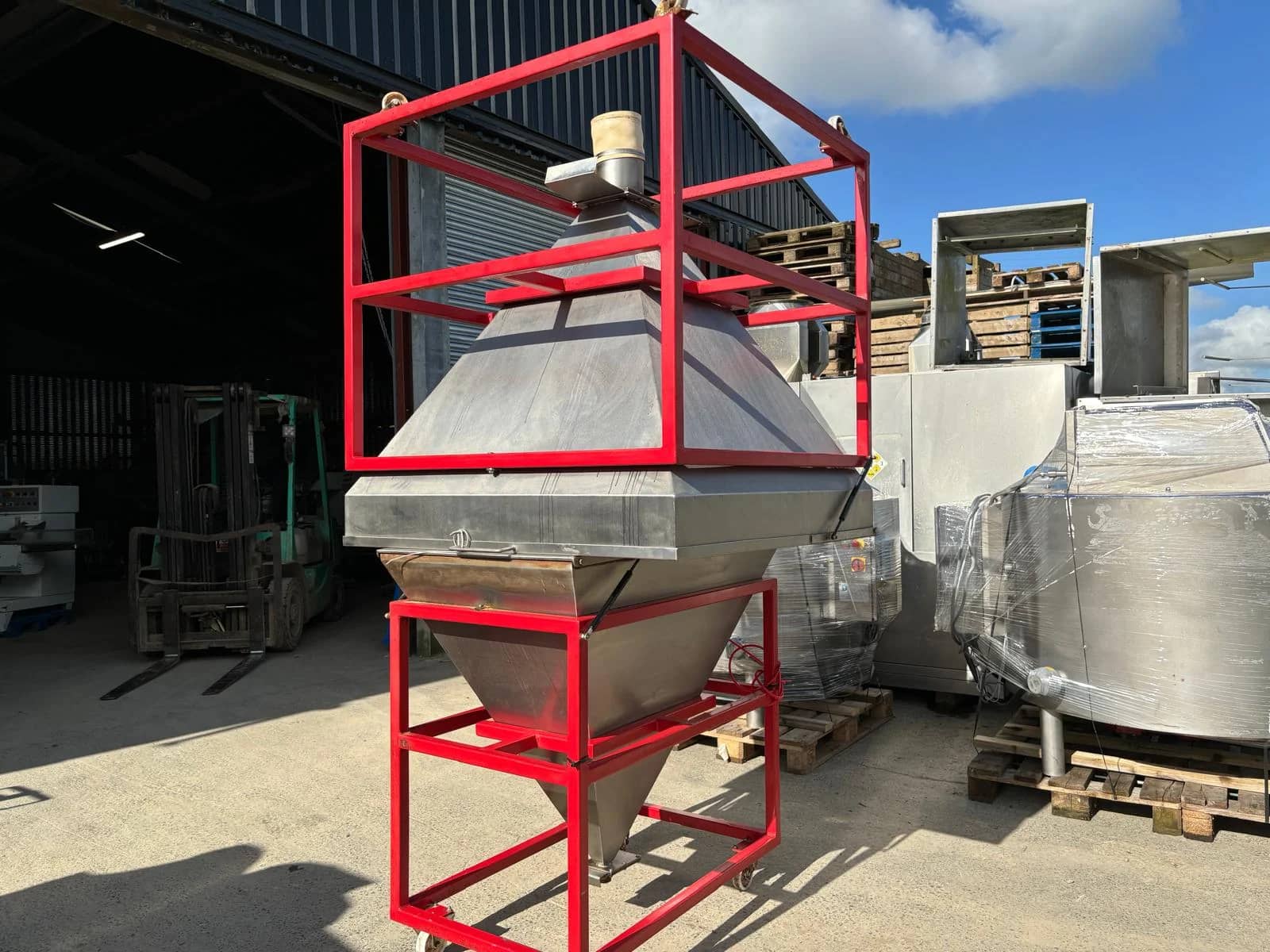 Stainless Steel Hoppers X 4