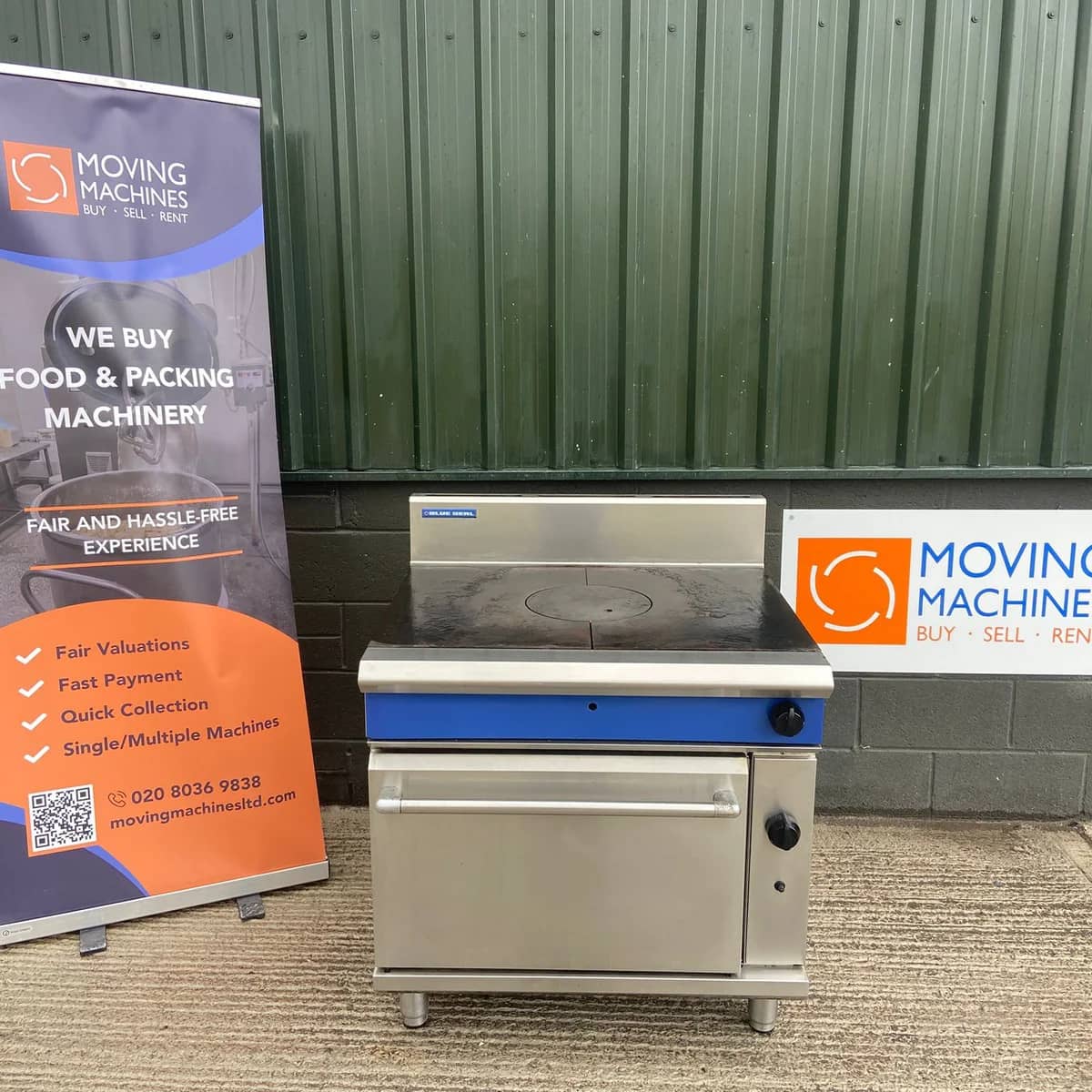 Blue Seal Solid Top Range With Oven