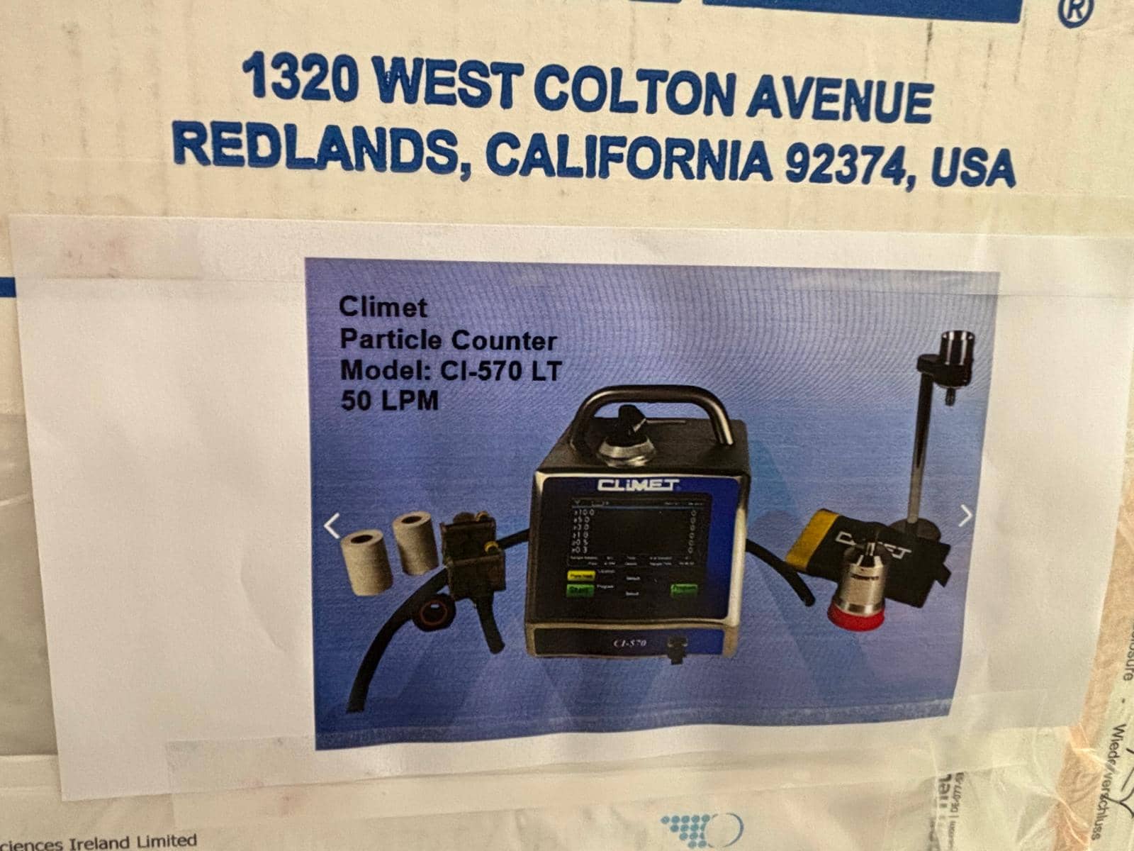 Climet Particle Counter