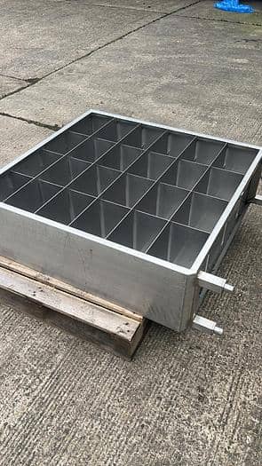 Stainless Steel Boot Shelving Unit