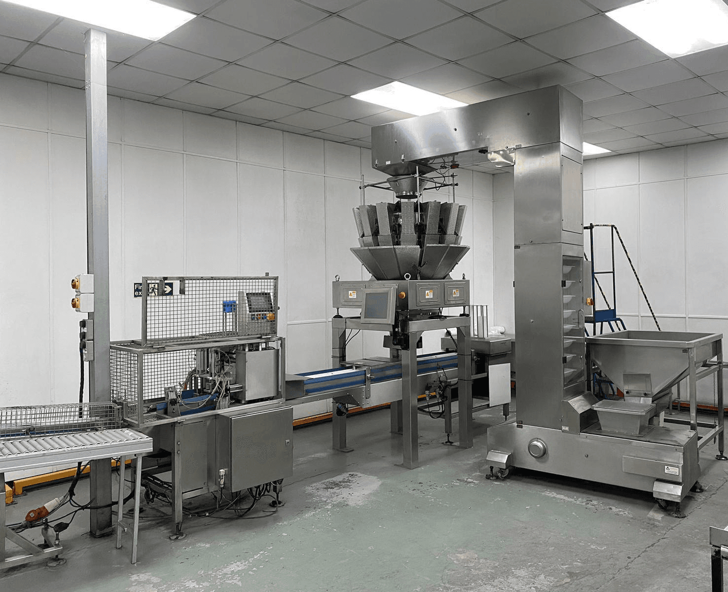 COMPLETE LINE: Weighing and Potting Line