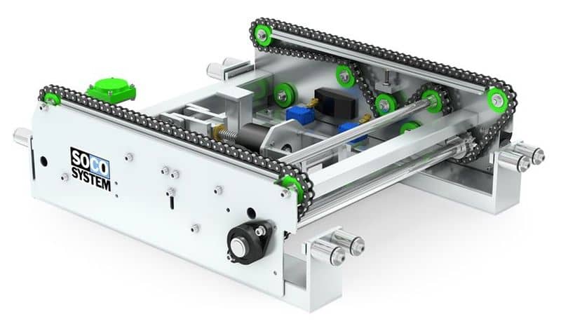 Transfer chain conveyor