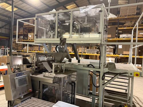 Comcount BWFT bowl feeder and GIC VFB2000 VFFS bagger system