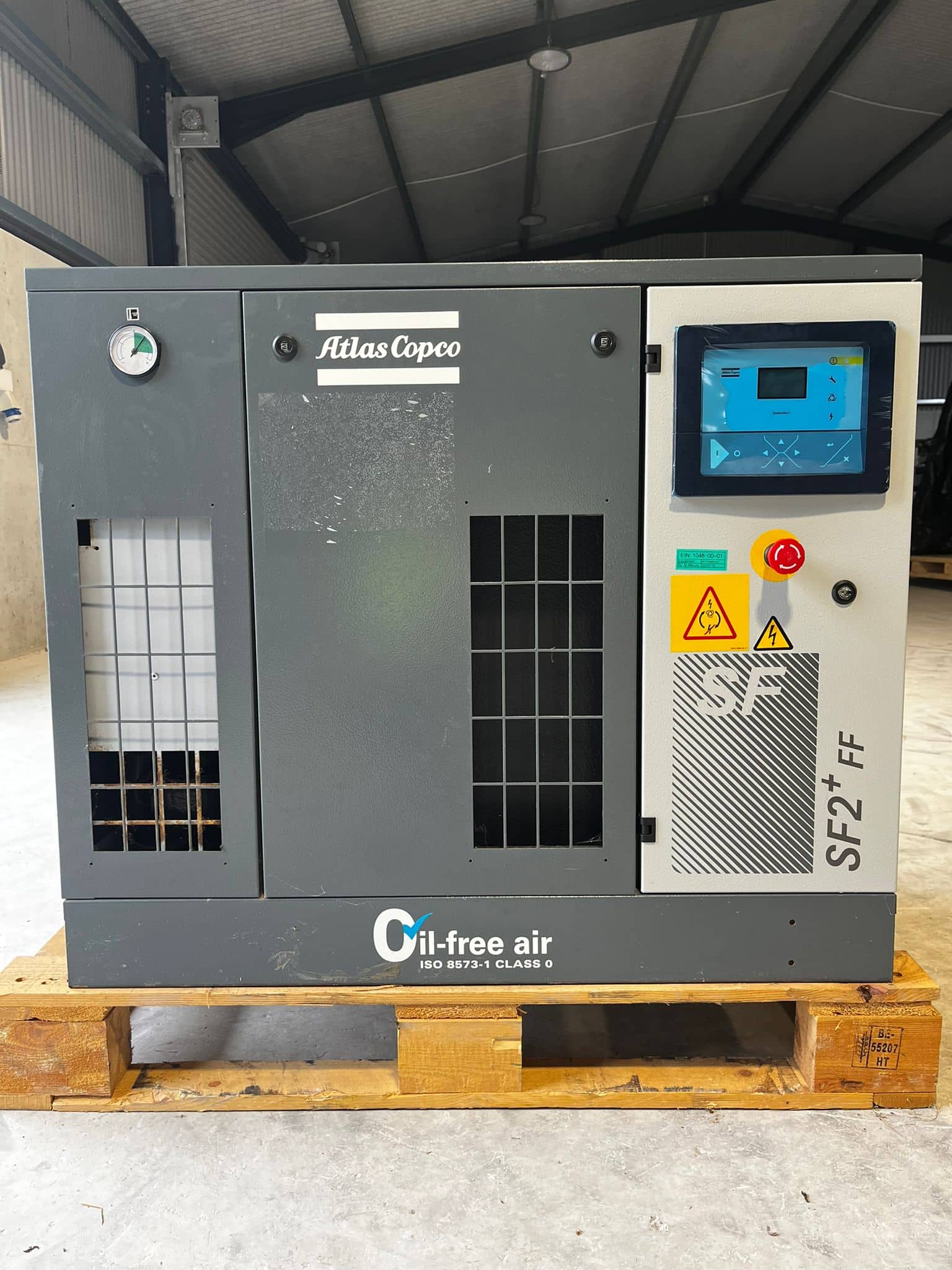 Atlas Copco Oil Free Screw Compressor & Dryer