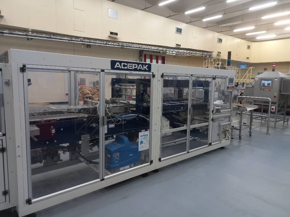 Acepak TR30 Tray Former with PAFB Shrinkwrapper