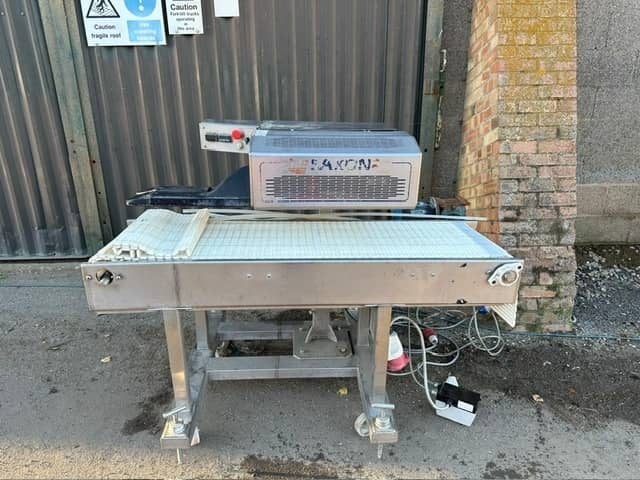 Saxon Bag Sealer with Conveyor