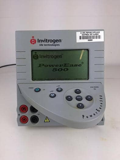 Life Technologies Invitrogen Power Ease 500 Power Supply