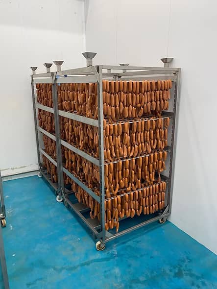 40 x Stainless Steel Hanging Racks