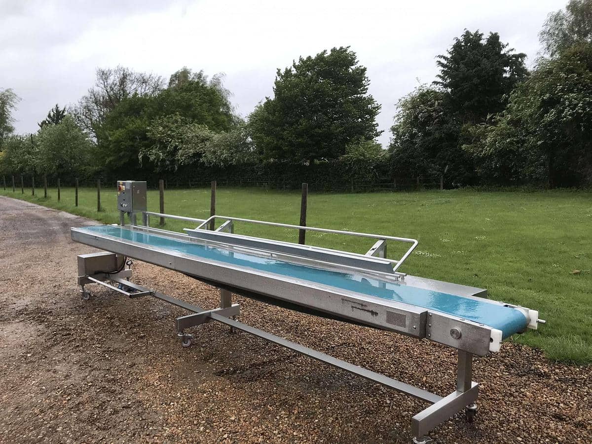 Flat Bed Stainless Steel Conveyor