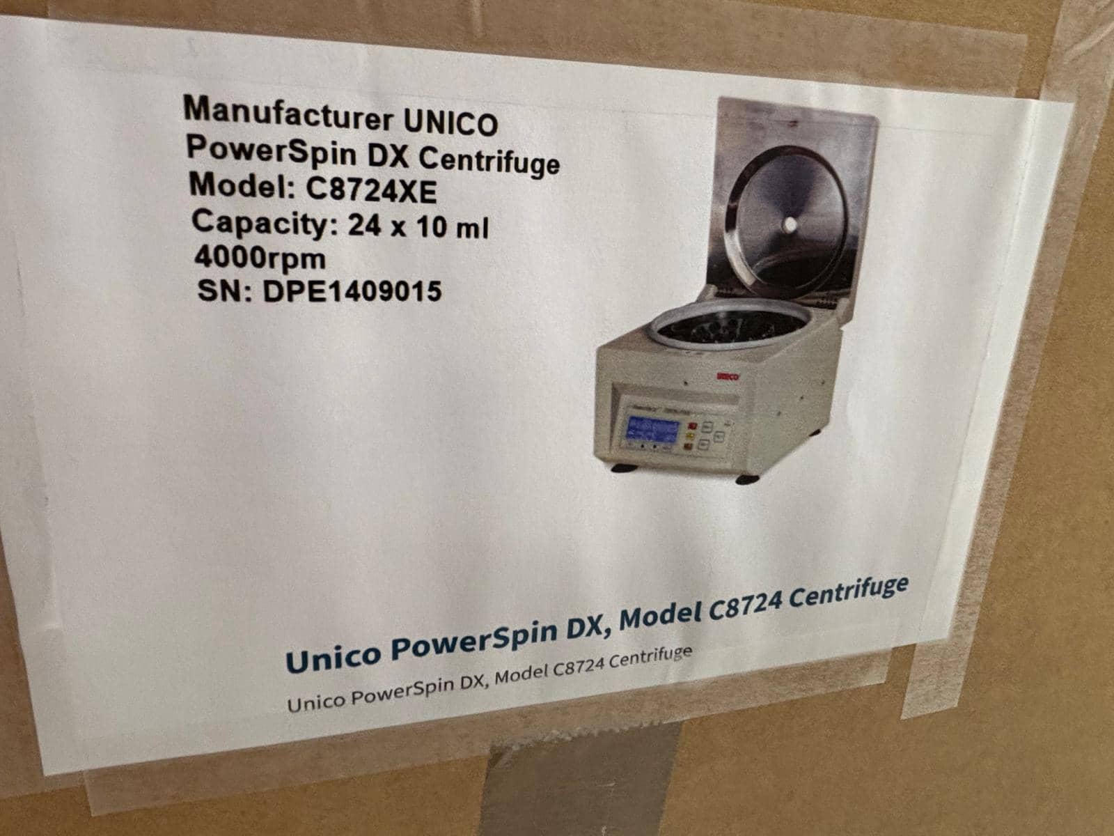 Unico PowerSpin DX Centrifugi