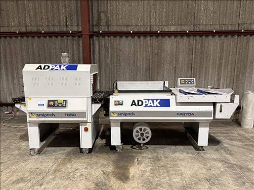SMIPack FP870A L sealer and shrink tunnel