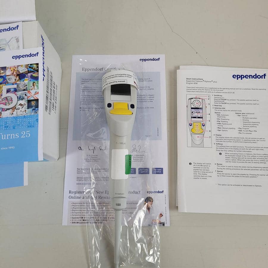 Eppendorf Xplorer plus electronic pipette