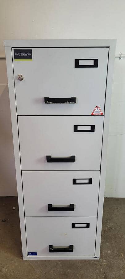 Burton Safes FFMK11 Fire Resistant 4 Drawer Fire Safe