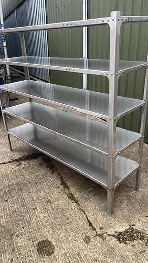 Stainless Steel Shelving Unit