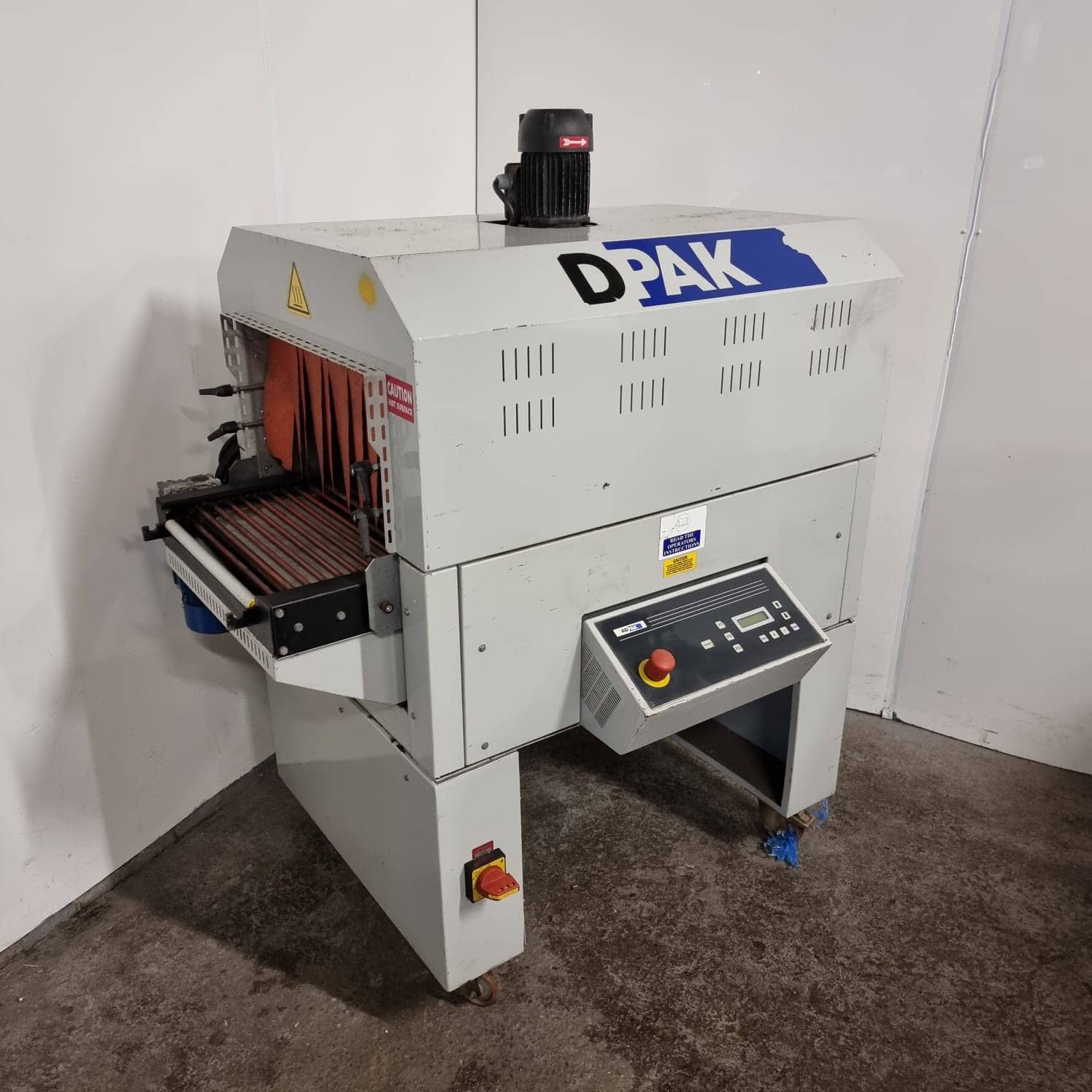 Adpak Shrink Wrapper with Heat Tunnel
