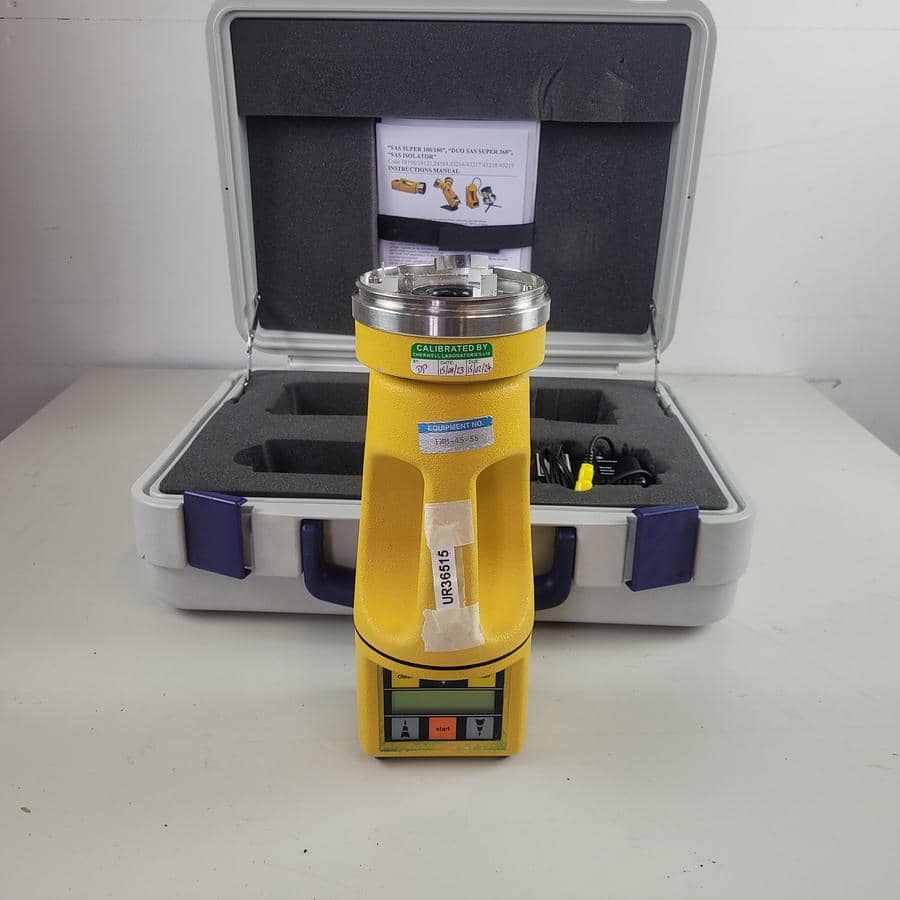 Churwell PBI Air Sampler SAS Super with case and charger