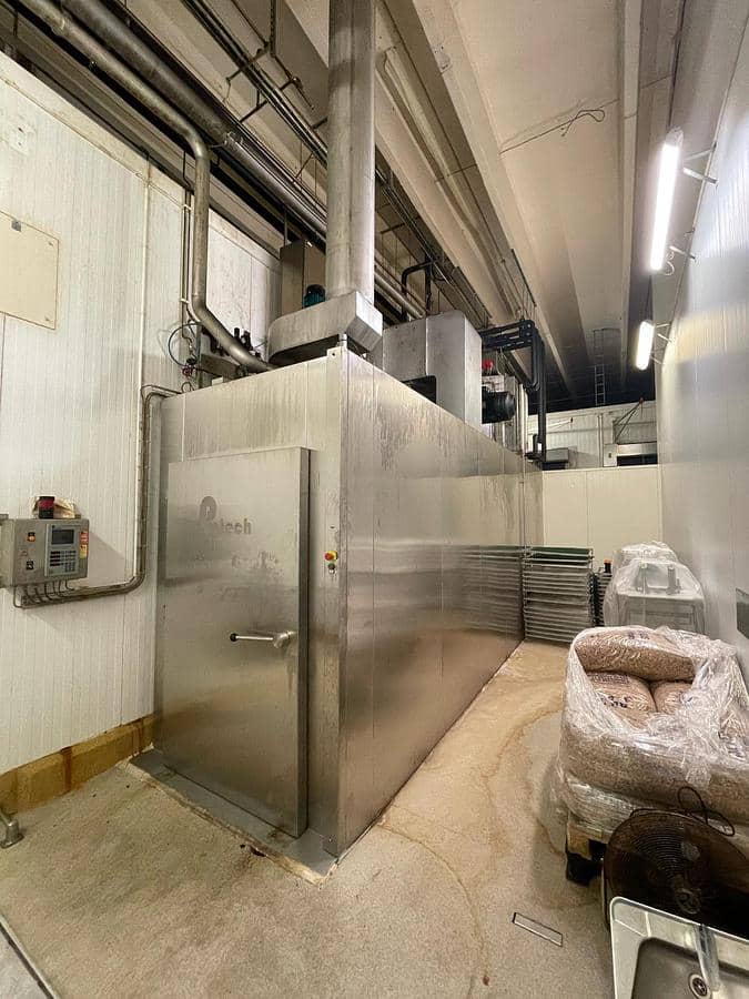 Used 2014 Protech 6-trolley heating/cooling smokehouse