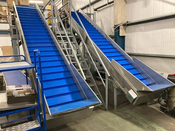 COMPLETE LINE: Newtec Weighing Line with Illapak Bagger