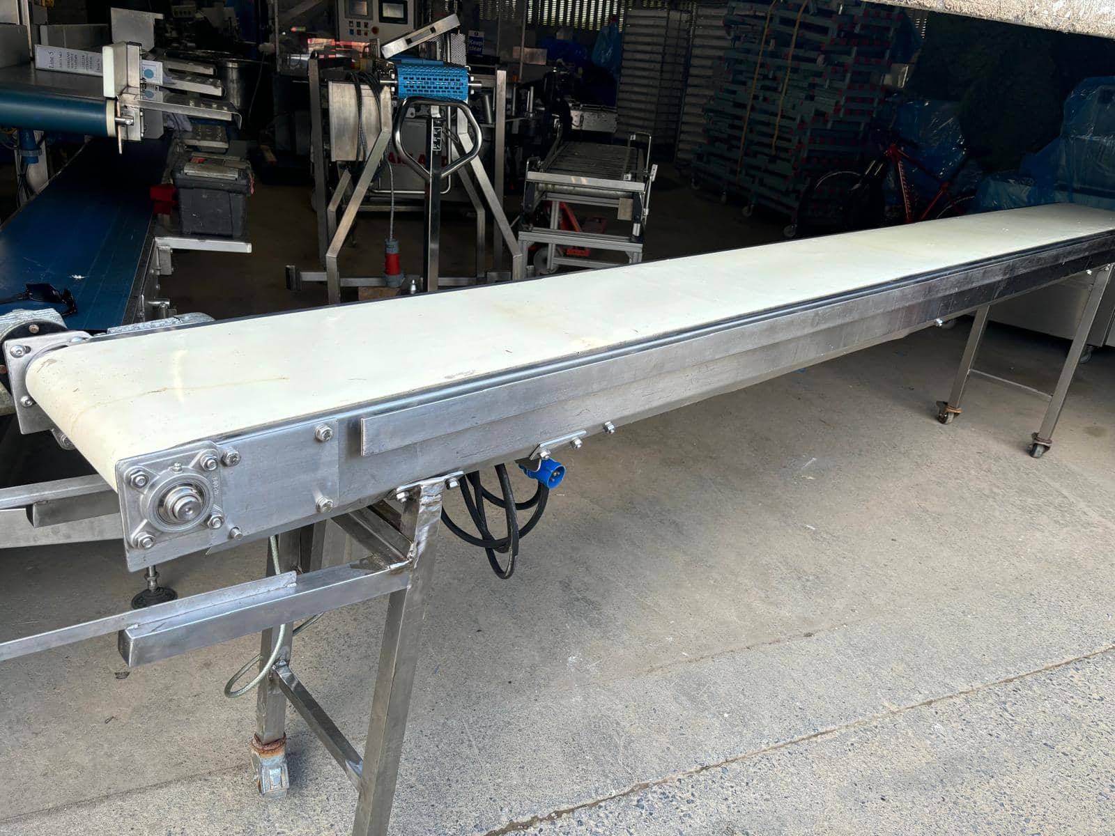 Stainless Steel Conveyor 4000mm x 400mm