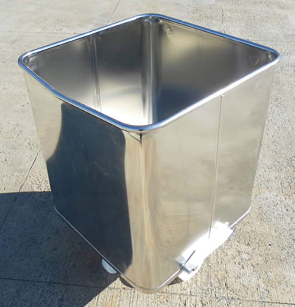 300 Litre Stainless Steel Tote Bin