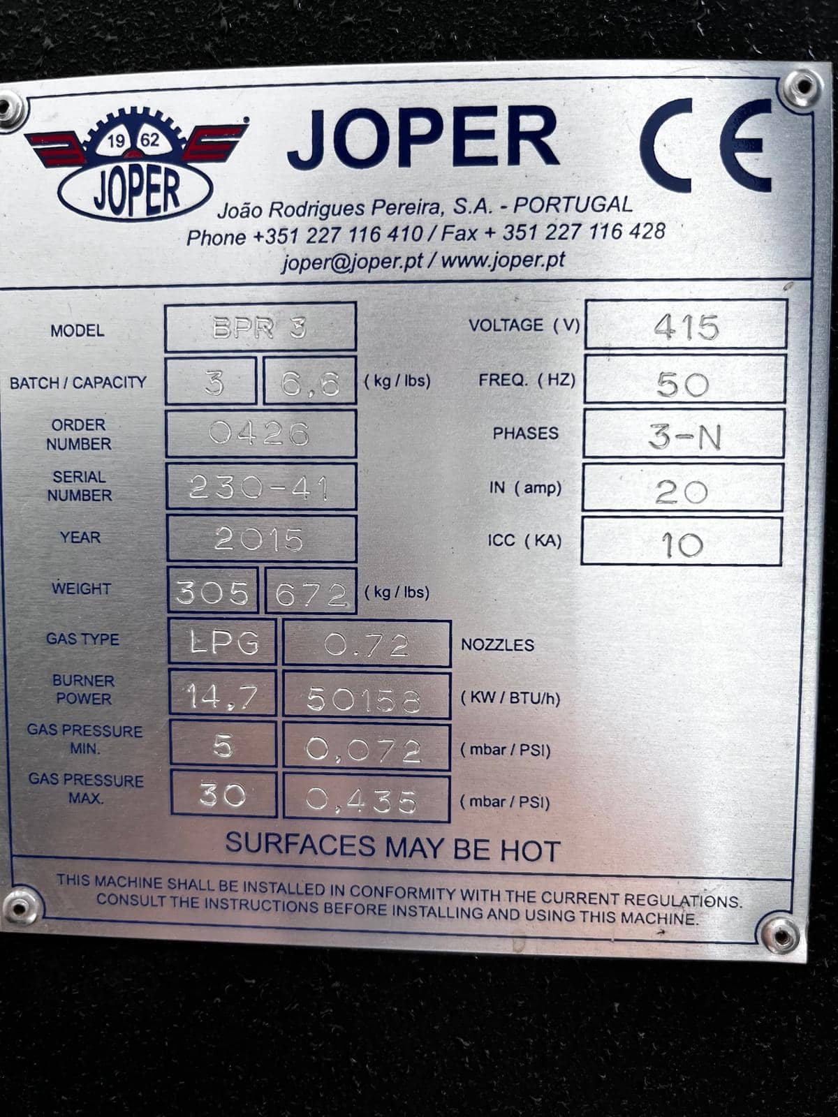 Joper BPR3
