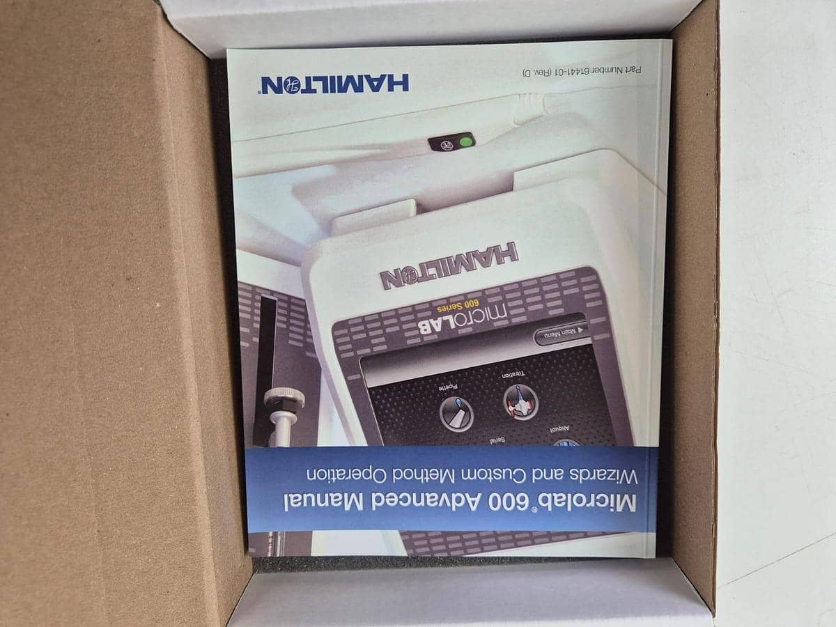 Hamilton Microlab 600 Accessories