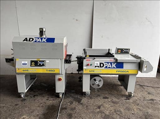SMIPack FP560A Lsealer and shrink tunnel