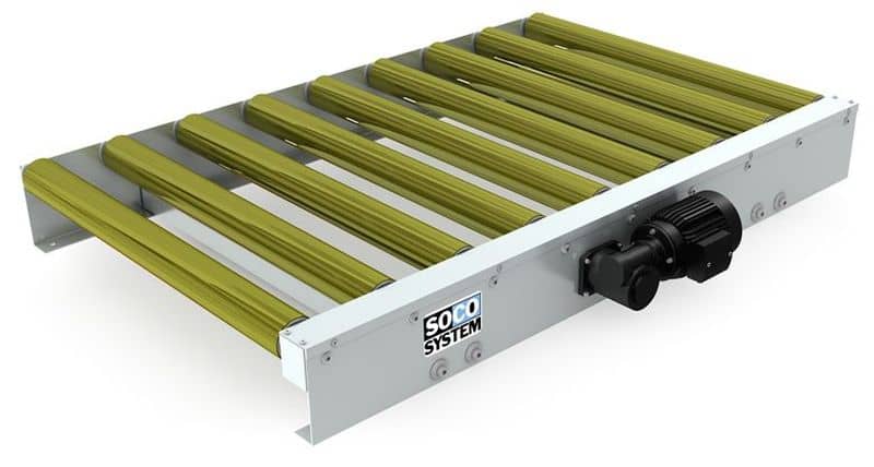 Driven roller pallet conveyor