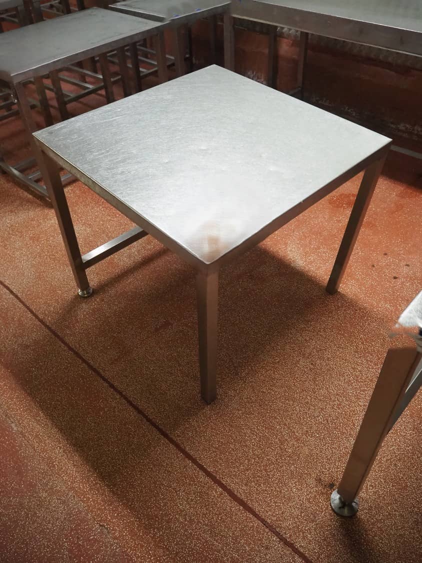 Stainless Steel Table 800mm x 800mm