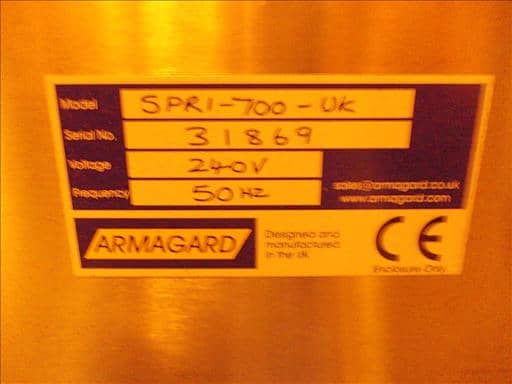 Armagard SPRI-700-UK Water proof rack mount computer cabinet