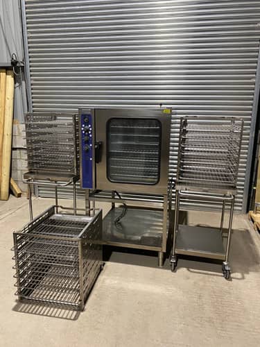 Electrolux ECFE102-0 Electric Convection Oven with Racks and Trolleys