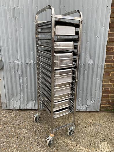 Stainless Steel Gastronorm Tray & Trolleys