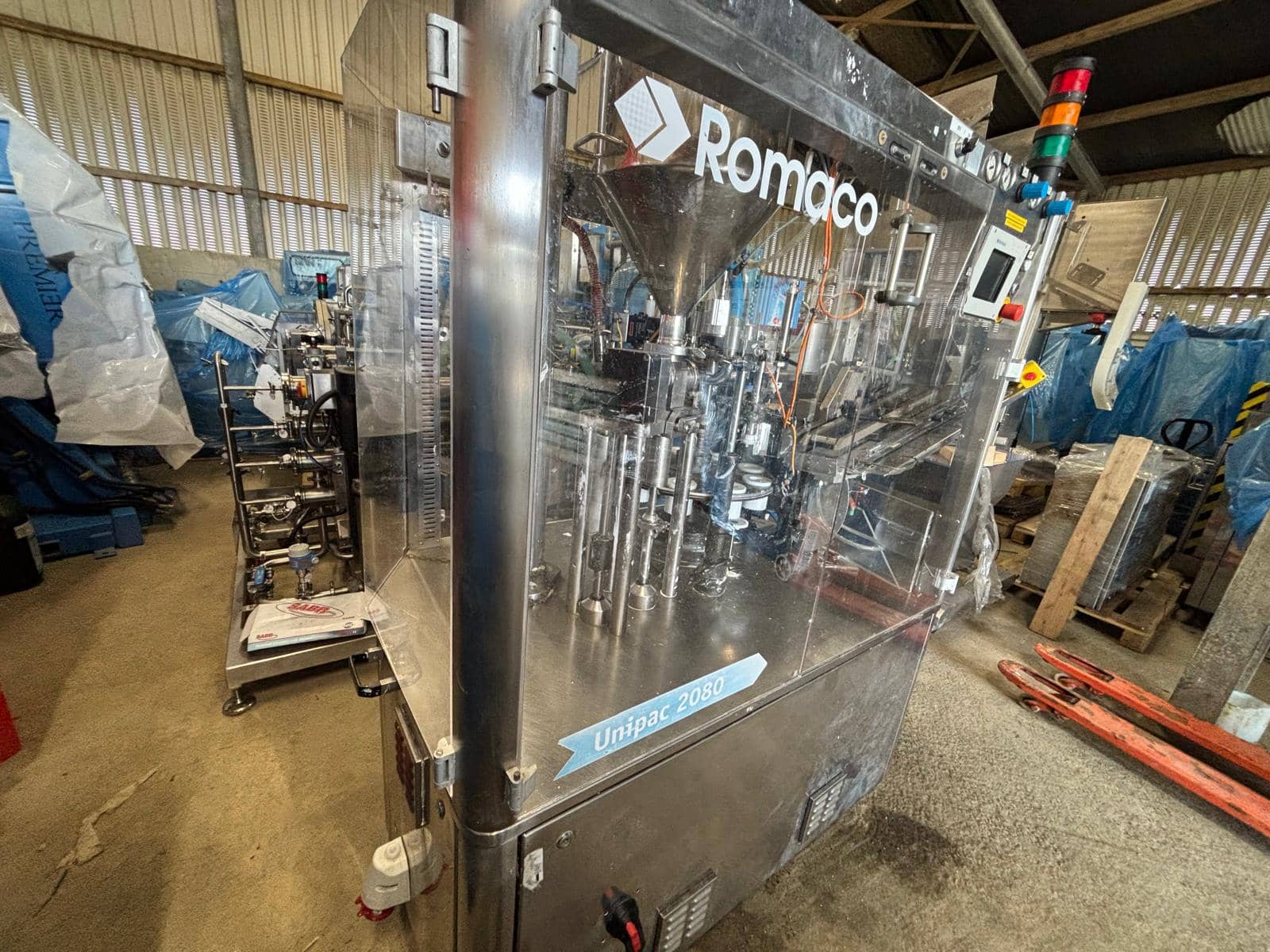Romaco Unipac U 2080 Tube Filler & Sealer