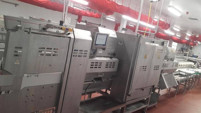 STORK/MAREL AMF-BX semi-automatic breast cap filleting machine