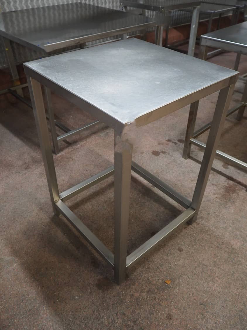 Stainless Steel Table 600mm x 600mm x 650mm H