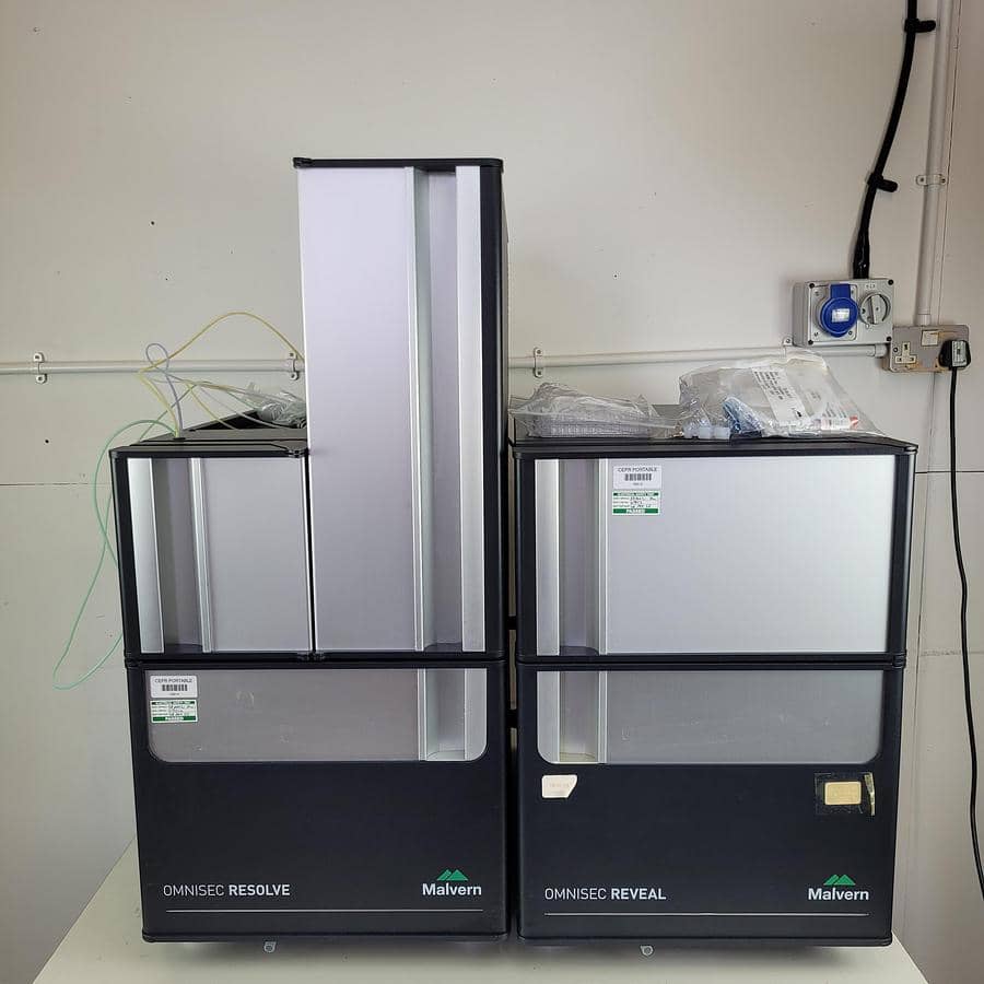 Malvern Omnisec CHR600 + CHR7100 Resolve & Reveal GPC/SEC System