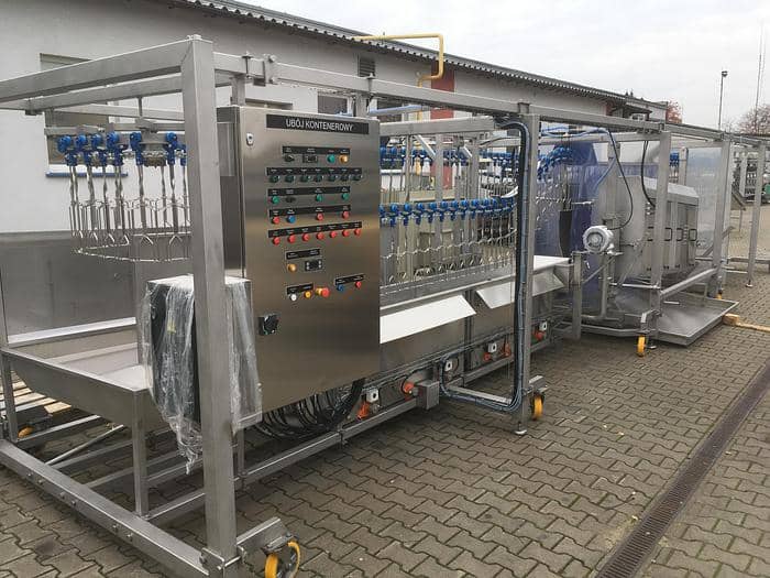 Poultry Machines Compact 500 birds per hour slaughterhouse
