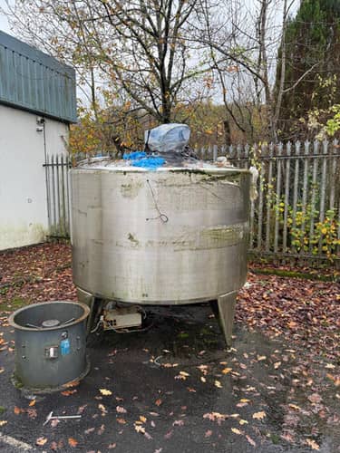 Wenzhou Jiangbo 5000L Stainless-Steel Tank with Agitator