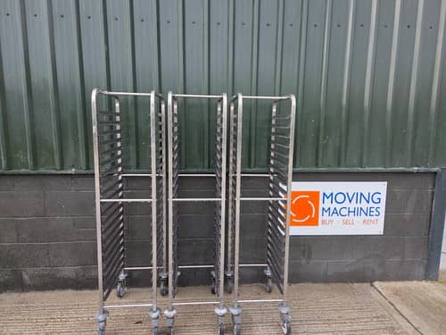 3 x Bourgeat 20-runner baking racks for 13'' x 22'' trays
