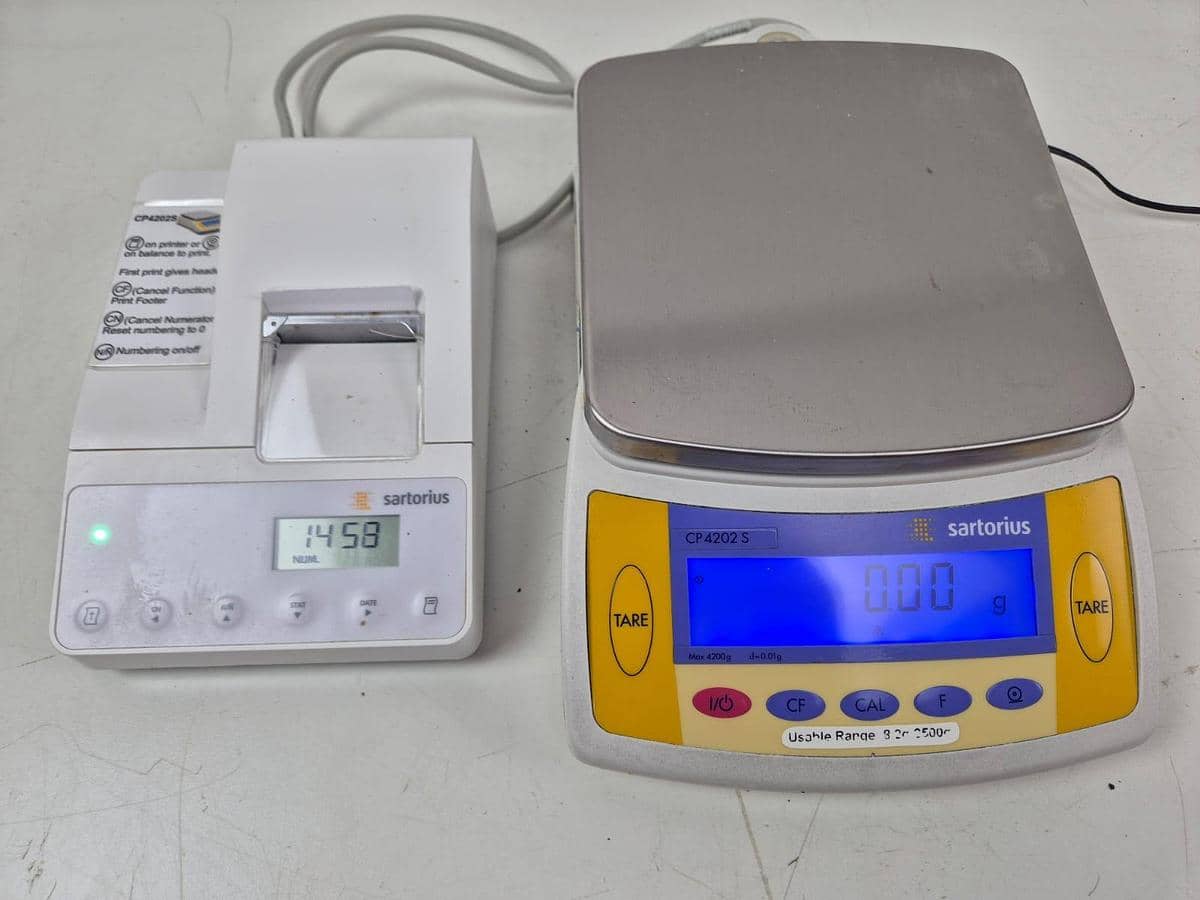 Sartorius Tare CP4202S Balance + YDP20-OCE Printer