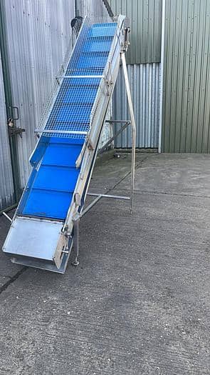 Flighted Incline Conveyor