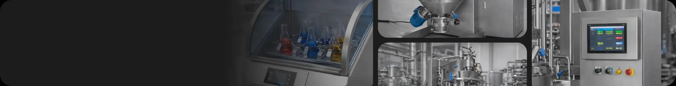 Laboratory mixing equipment including orbital shakers, incubated shakers and industrial bioreactor agitation control systems