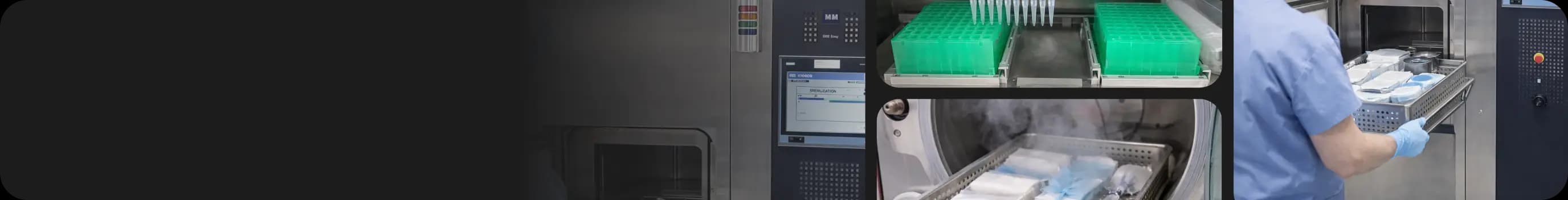 Sterilization equipment including pharmaceutical-grade autoclaves, steam sterilizers and laboratory decontamination units