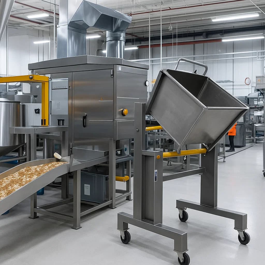 Lifting & Tipping Machinery: Taking the Weight off Food Handling & Production  