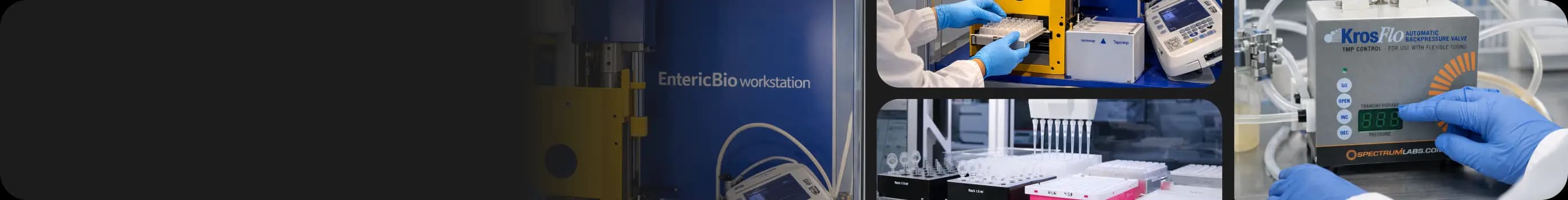 Laboratory automation systems including diagnostic workstations, robotic liquid handlers and automated TFF filtration systems